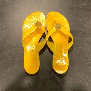 YELLOW TORY BURCH SANDALS